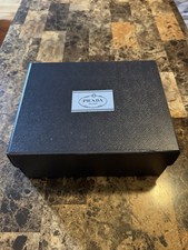 PRADA Ribbed Knit Cotton Dress Size 38 Black W/ The Jacquard Logo Authentic