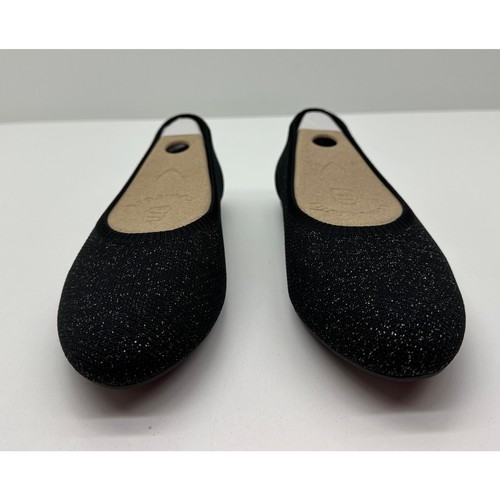 VIVAIA SCARPA PIATTA DONNA TAMIA 2.0 NERO METALLIZZATO TAGLIA EU40M NUOVA CON SCATOLA #10S - Foto 2 di 10