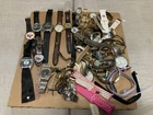 Vintage Watch Lot Rare Seiko Lorus Timex Mens Womens Quartz Parts Or Repair