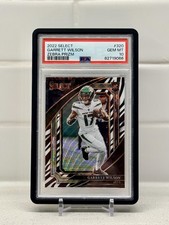 2022 Panini Select - Suite Level Garrett Wilson #320 ZEBRA RARE POP 4 (rookie)