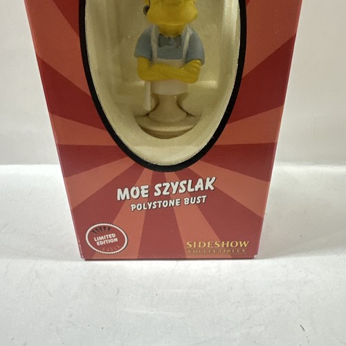 Simpsons Moe Szyslak Sideshow Collectibles Limited Edition Polystone Bust - Picture 4 of 10