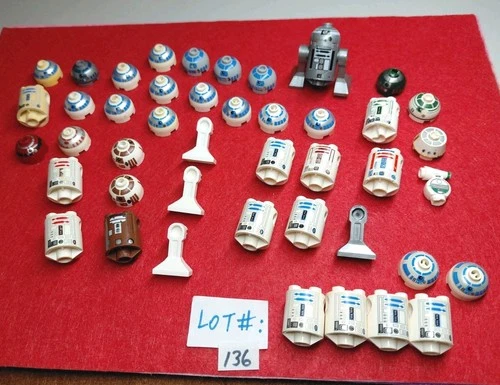 LEGO Star Wars Astromech Droid Minifigure - PARTS LOT - LOOK - READ - Lot# 136
