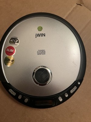 jWIN Portable CD Player with Anti-Skip and Slim Design