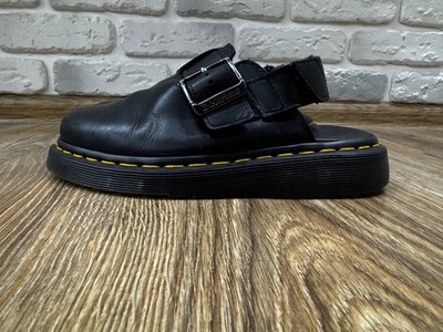 Dr. Martens Jorge II Black Leather Mule Slingback Size 36 | eBay