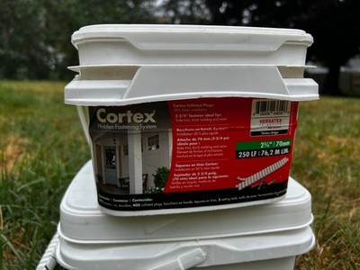 FastenMaster Cortex Hidden Fastening System VERSATEX PVC 2 3/4  Screws 250 LF