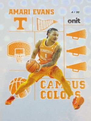 2025 ONIT Campus Colors Amari Evans #CC-9 /30