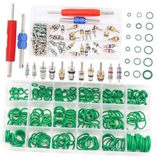 Car A/C Repair Kit - 270PCS Green Rubber O-Ring Kit 102PCS Car Air 372PCS