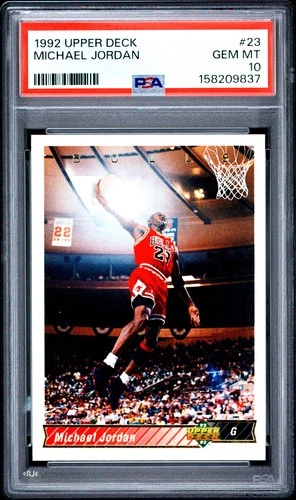 1992 UPPER DECK #23 MICHAEL JORDAN PSA 10