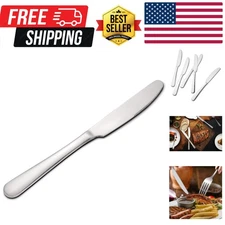 12-piece Good Stainless Steel Dinner Knives, 9 Inches