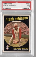 Frank Robinson 1959 Topps #435 PSA 7 NM