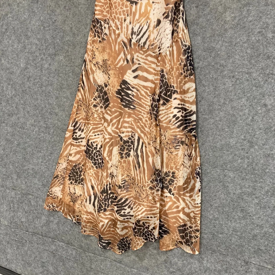 Vestido Colección Misha Mujer Talla 12 Tashana Multicolor Forrado Midi Fiesta 44501 Foto 3 de 4