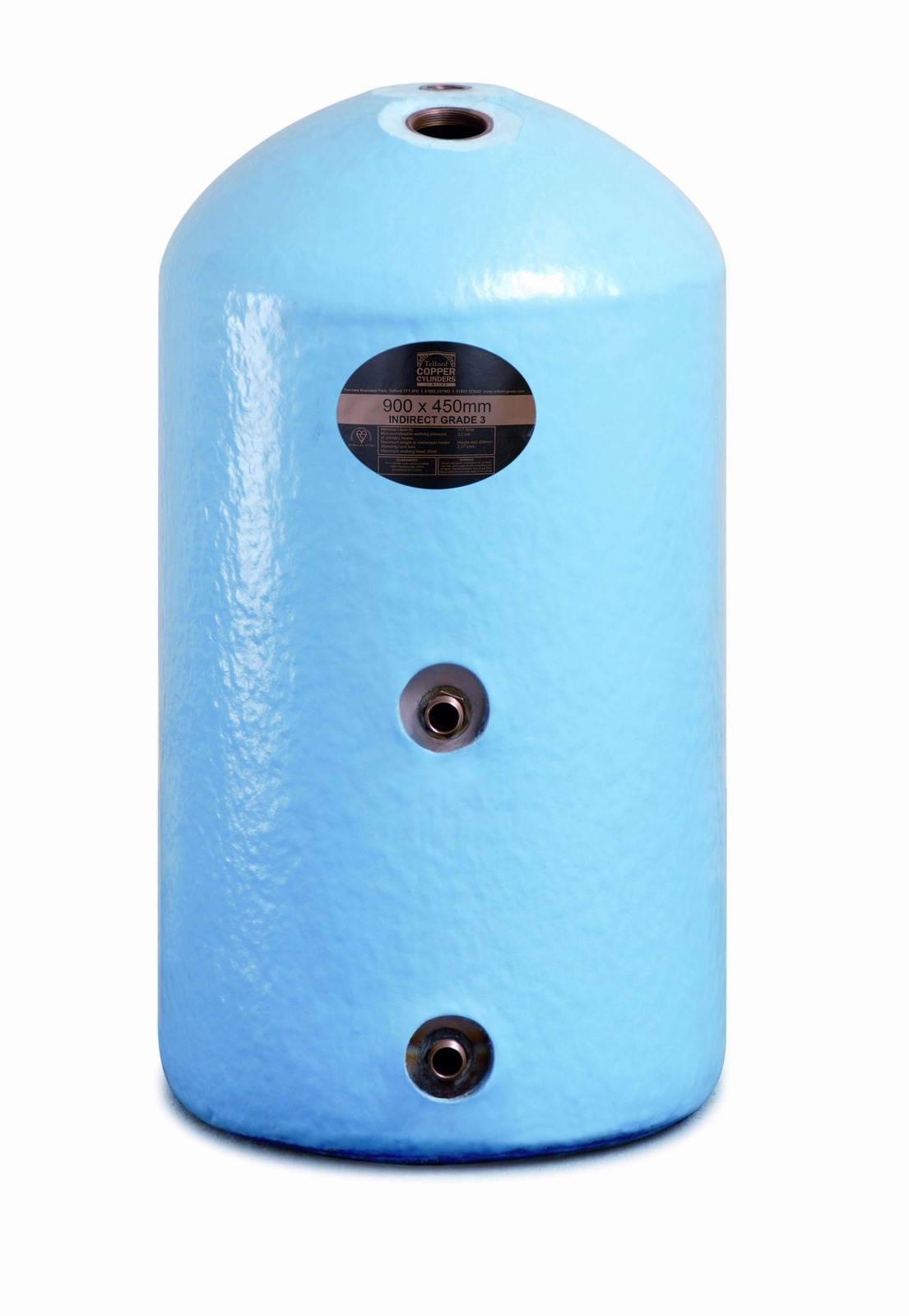 Telford 1500x500 HOT WATER CYLINDER INDIRECT COPPER FOAMED TANK part L  compliant | eBay