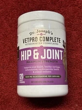 VetPro Dog Hip & Joint Supplement Pain & Inflammation Relief 120 Chews Exp 4/27