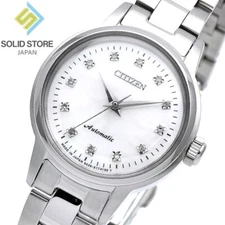 Citizen Collection PR1030-57D Automatic Watch Silver Mother of Pearl Dial 27.4mm