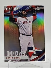 2021 Topps Chrome #B-2 David Ortiz Beisbol Insert Refractor Red Sox MLB HOF 