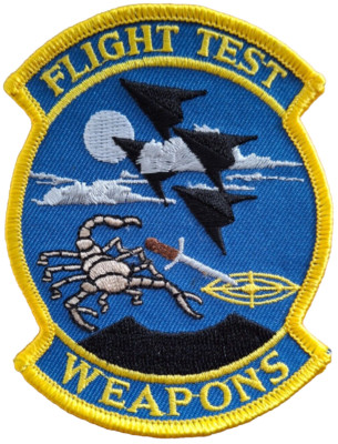 Flight Test Weapons F-117 Nighthawk Embroidered Patch Badge