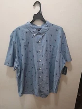 Mens U.S. Polo ASSN Short Sleeve Woven Shirt Size 3X NWT