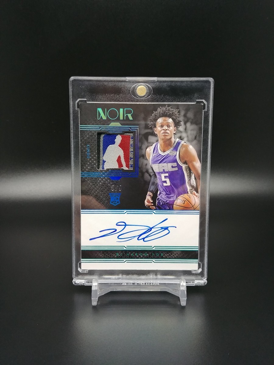 PANINI NBAカード CONTENDERS DRAFT PICKS DE AARON FOX 22/25 #55 送料無料 中古 IT2 De'Aaron FOX 2017-18 Panini Noir Rookie Patch Auto LOGOMAN