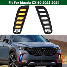 Bumper LED DRL Daytime Running Light Turn Fog Lamp For Mazda CX-50 2023 2024