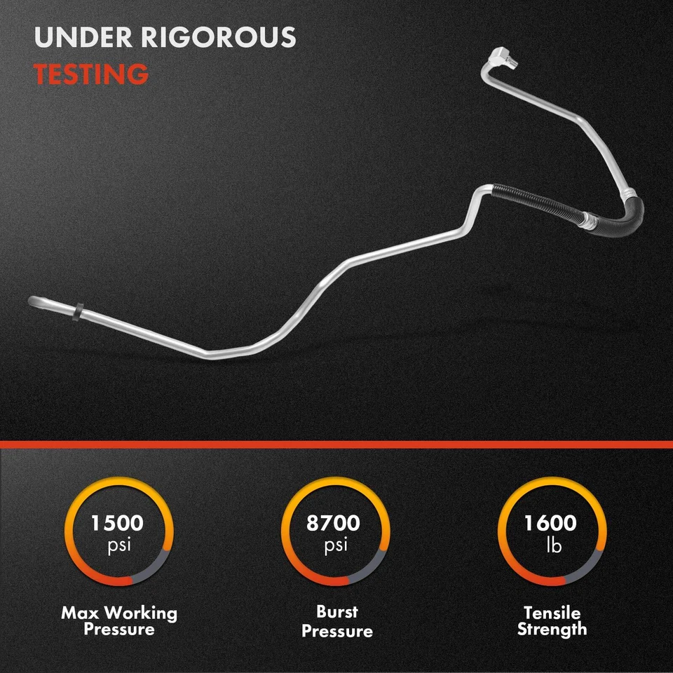 Línea de enfriador de aceite de transmisión de entrada o salida para Chevrolet Silverado 2500 HD GMC Foto 3 de 4