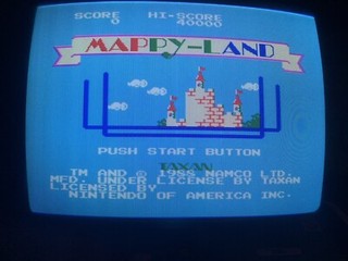 Nintendo Playchoice 10 Mappy-land Cart Pc-10 Mappy Land