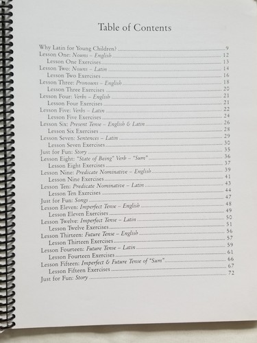 SET: Matin Latin Book 1 Teacher's Book and Blank Worksheet Packet Homeschool - Foto 4 di 13