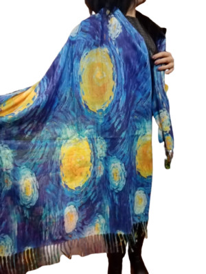 Klimt Van Gogh Kandinsky Monet Unisex Stola Schal MODE ELEGANT