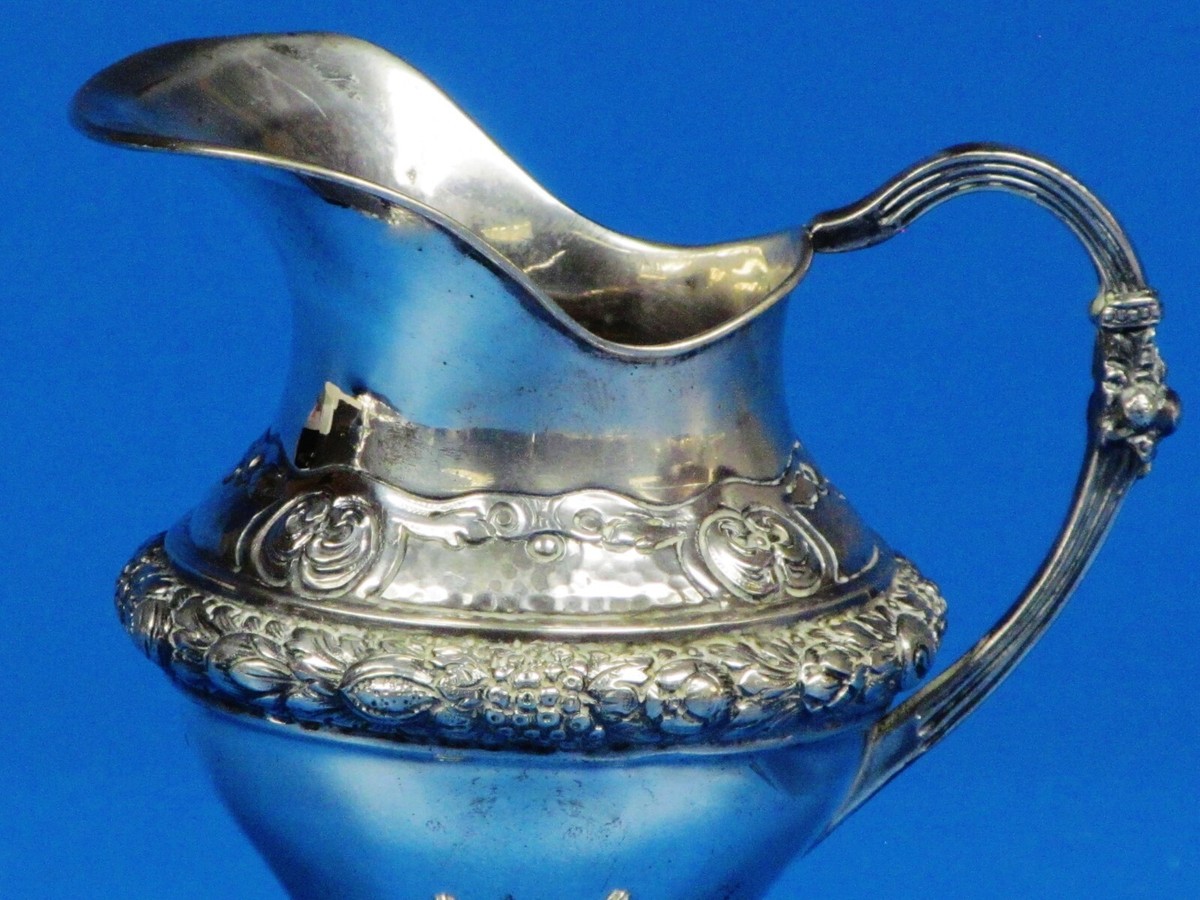 Antique Baroque H. Meyen & Co. of Berlin 800 Silver Coffee / Tea