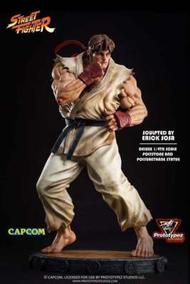 prototype z street fighter ryu action figure 1/4 scale resin 57cm