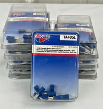 16-14 ga, .110 Female Quick Disconnect Terminal Connector, Blue - LOT of 88