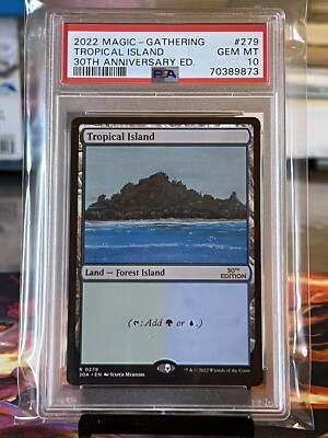 Tropical Island -MTG 30th Anniversary Edition - RareCo PSA 10 | eBay