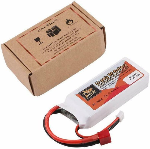 Innovateking 2200mAh 7.4V 35C 2S LiPo Battery T Plug Deans Connector for RC Car - Picture 8 of 9