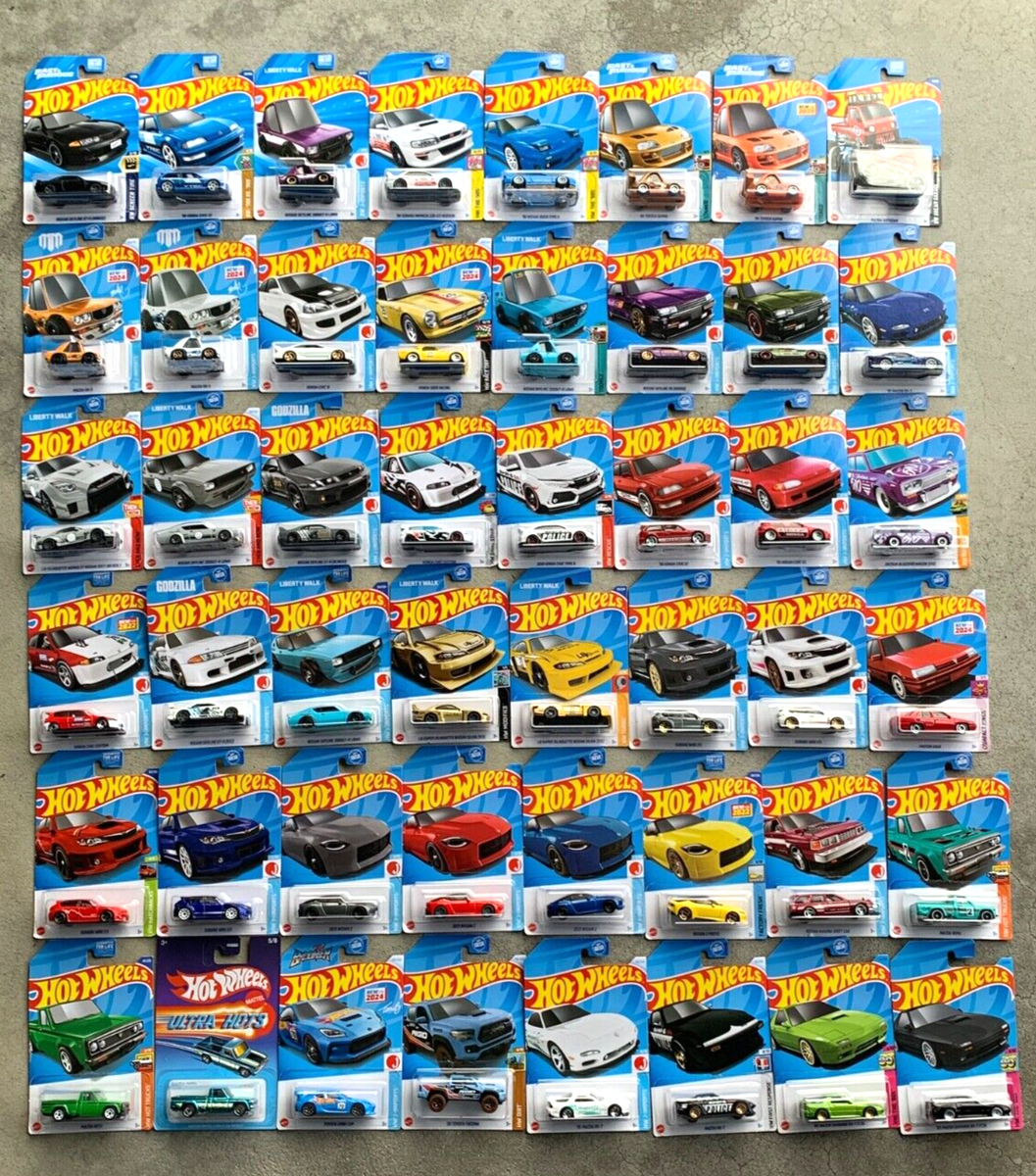 2026-20 Hot Wheels HUGE JDM Selection: Honda, Toyota, Nissan, +