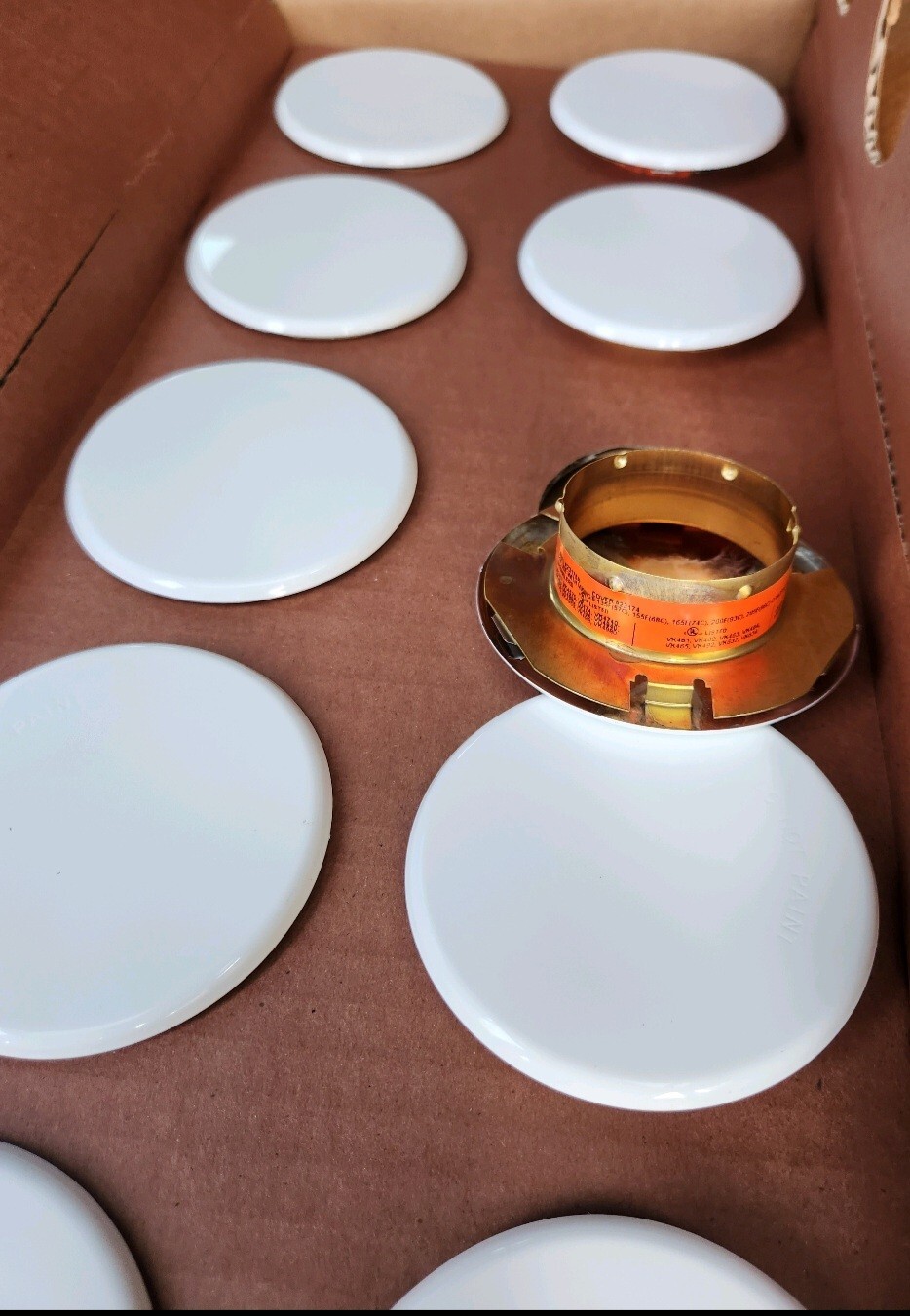 MIRAGE COVER PLATE -WHITE  139F -SKU: 23174MA/W  