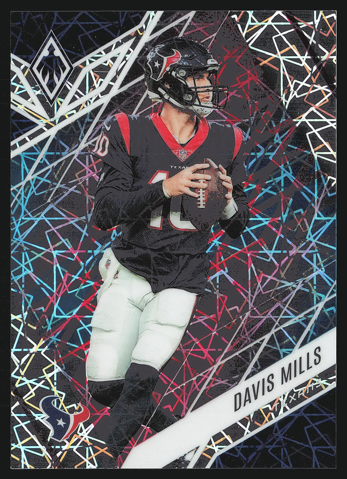 2022 Panini Phoenix #27 Davis Mills Fire and Ice Lazer #/50 SN