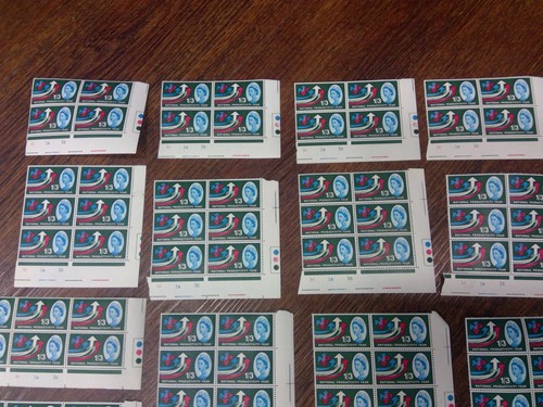 SG 631 - 633 NPY 1962 CYLINDER COLECTION 120 SET CYL &MARGINAL BLOCK CAT£307 - Picture 2 of 13