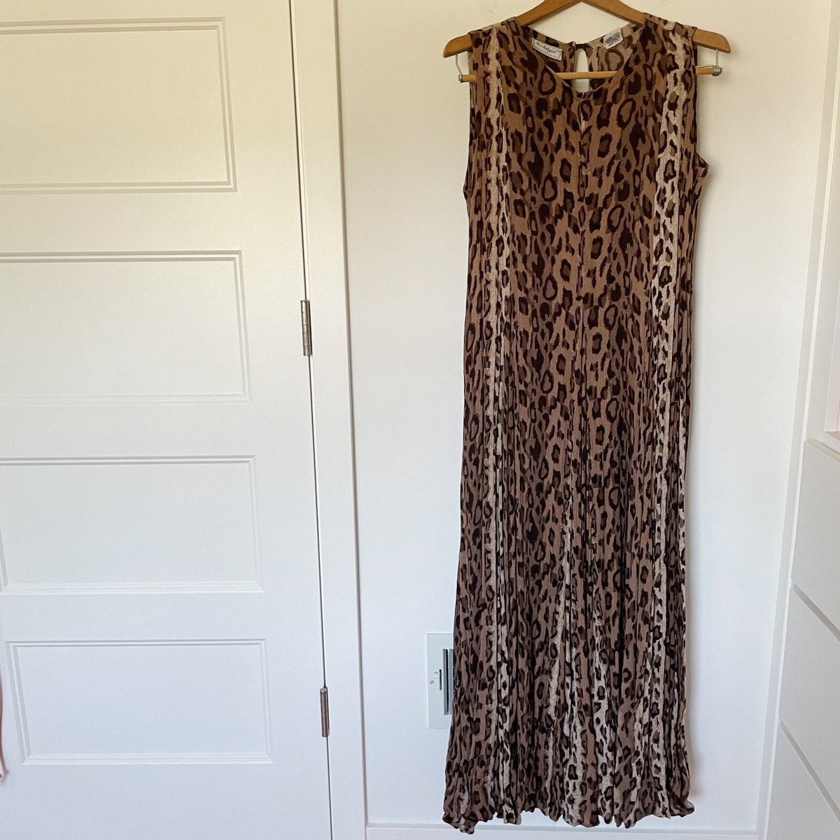 knee length dresses for ladies Reese Leopard Maxi Dress