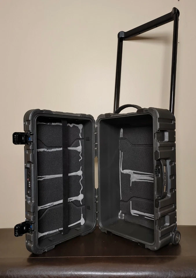 Pelican Elite Luggage Series carry-on case - Glue Residue - No combo Lock - USED - Image 2 of 4
