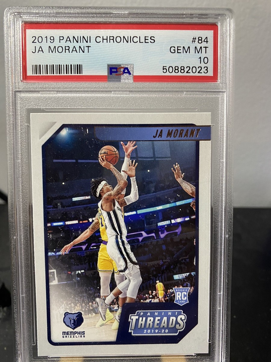 その他 Ja Morant PSA 10 Chronicle RC one of one JA MORANT 2019 Chronicles Threads #84 RC Rookie PSA 10 📈💥🔥 | eBay