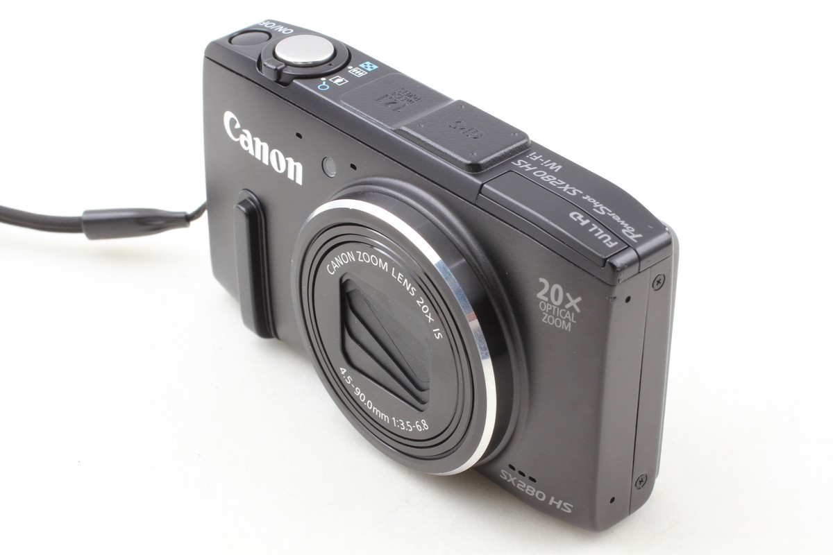 Canon PowerShot SX280HS ブラック デジタルカメラ Canon PowerShot SX280 HS 12.1MP Digital Camera - Black for