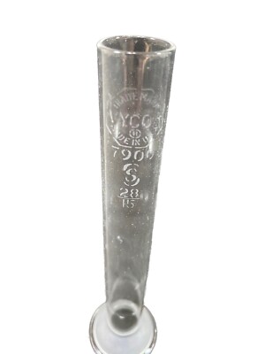 VYCOR 28/15 Ground Joint Corning Laboratory Glassware #16764 Socket Only 