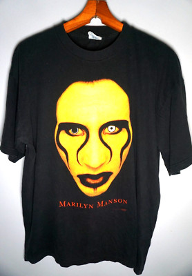 トップス marilyn manson 90s winterland xl Vintage 90s Marilyn Manson Sex Is Dead T Shirt XL Winterland Grail