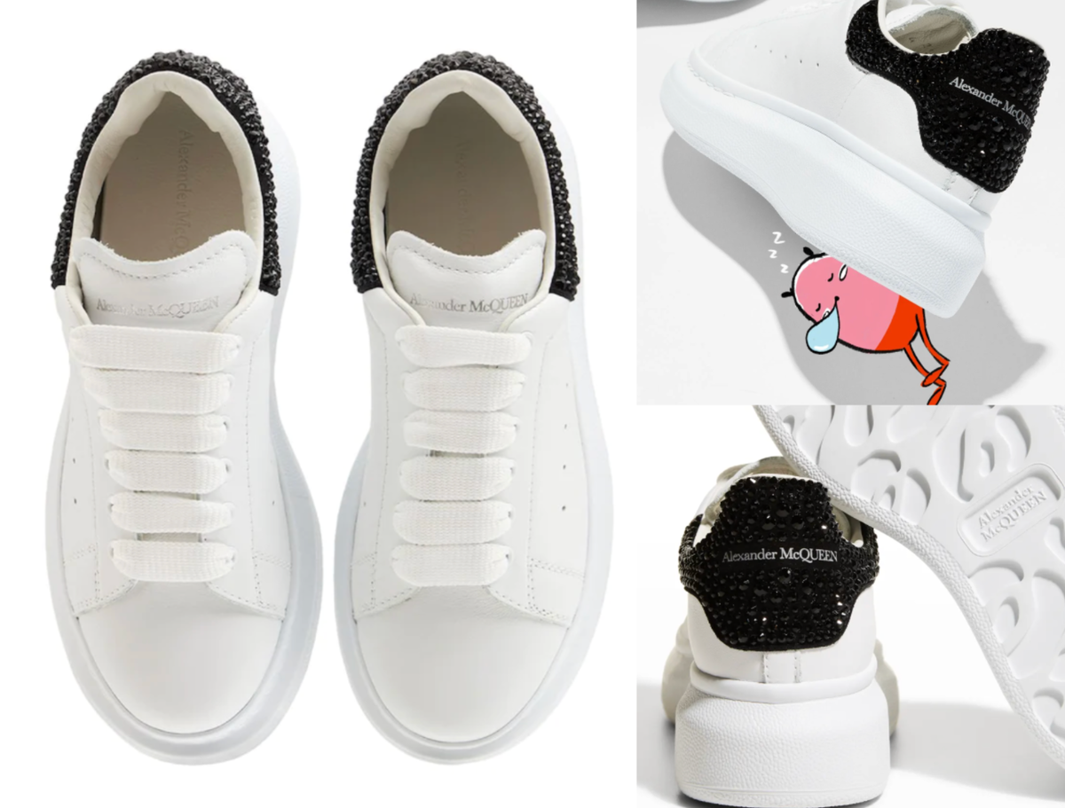 Alexander McQueen Kids Crystal Embellished Oversized Alexander McQueen Kids Crystal Embellished Oversized