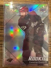 2024-25 Upper Deck Allure - Rookies #124 Cameron Crotty Glitter Bomb (RC)