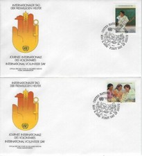 NATIONS UNIES - New York Yvert n° 517/518 FDC 