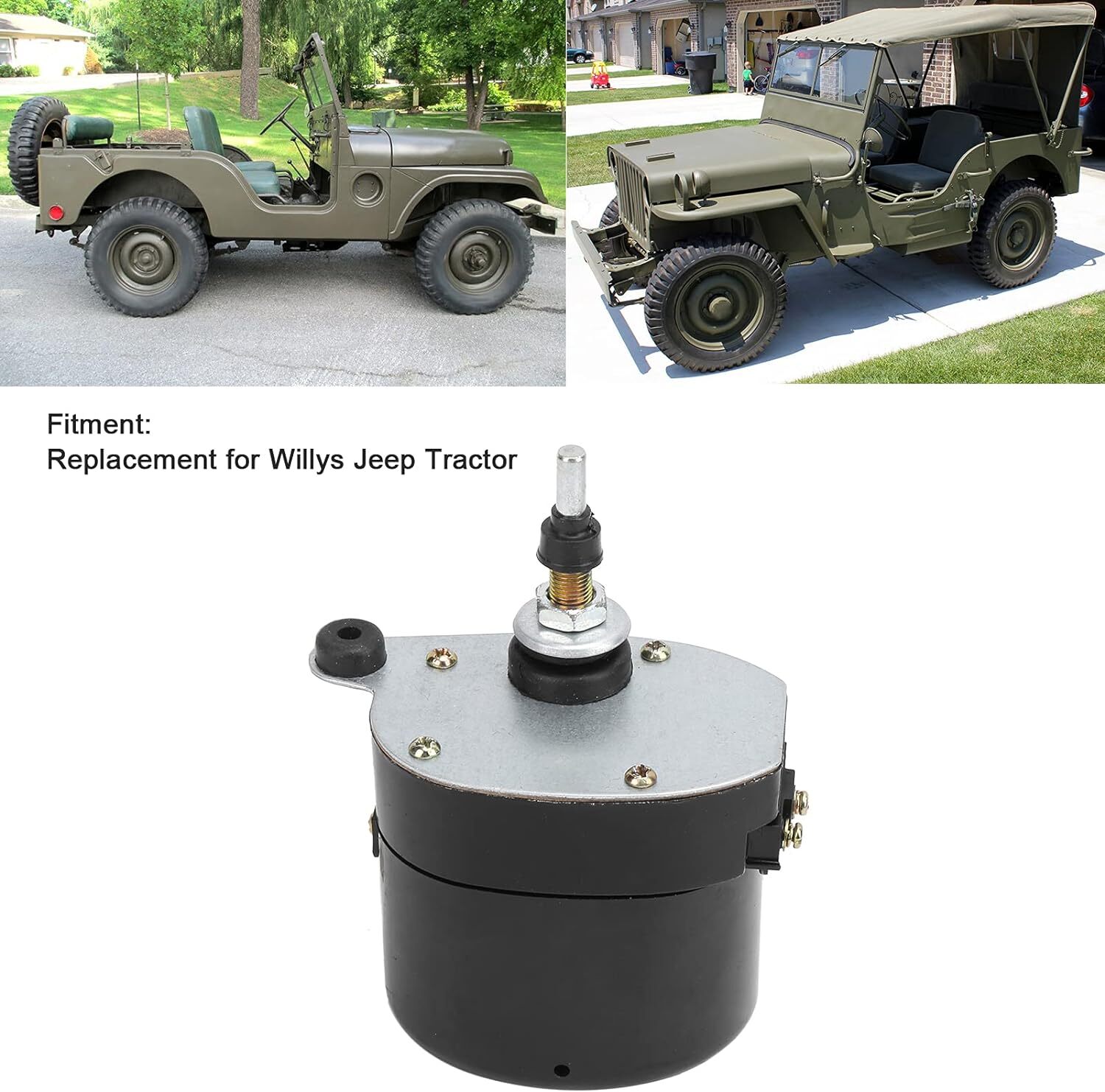 12V Universal Windscreen Wiper Motor with Arm Blade Kit For Fishing