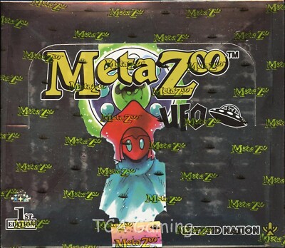 MetaZoo TCG UFO 1st Edition Sealed Booster Box Display 2022 MetaZoo TCG UFO  1st Edition Booster Box Display - NEW & Factory Sealed, 2022 Release Ufo  Booster Box