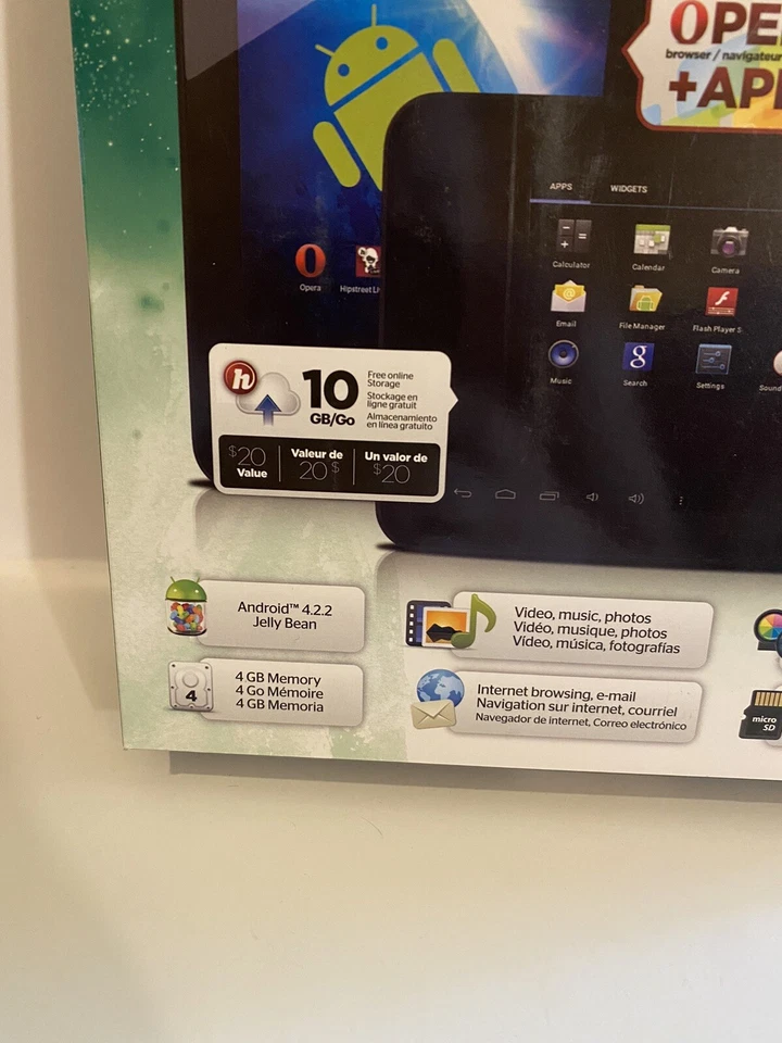 hipstreet titan android tablet 7"  opera browser kids bargain tablet gift - Image 3 of 4