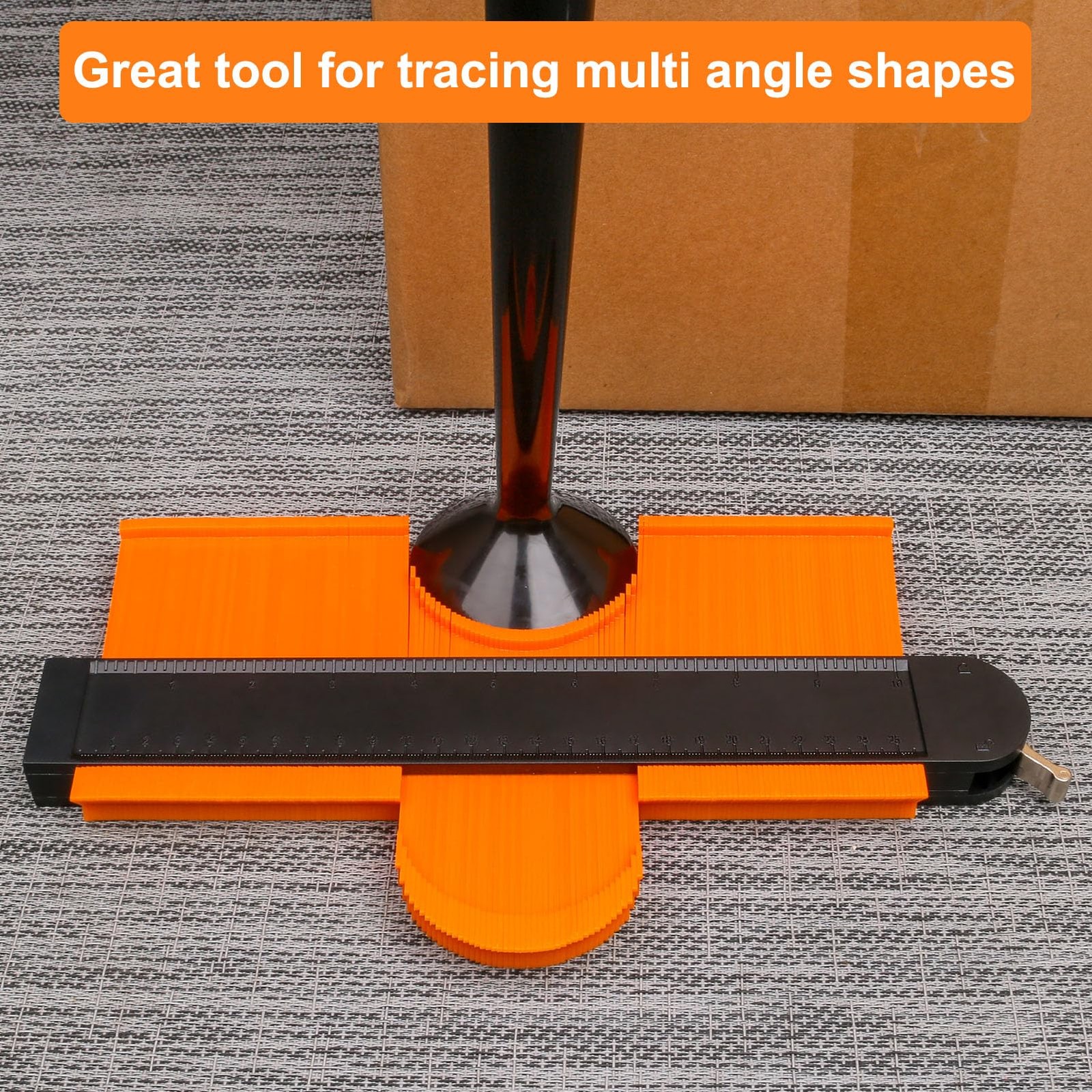 10 Inch Super Gauge Shape and Outline Tool, Contour Gauge Profile Tool with L...