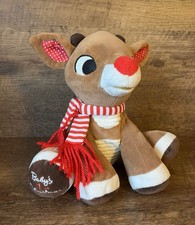 Rudolph The Red Nosed Reindeer Plush Baby  s First Christmas Musical Crinkle Ears